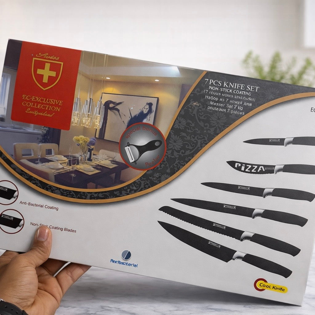 WN 7PCS KNIFE SET (fiber grip)