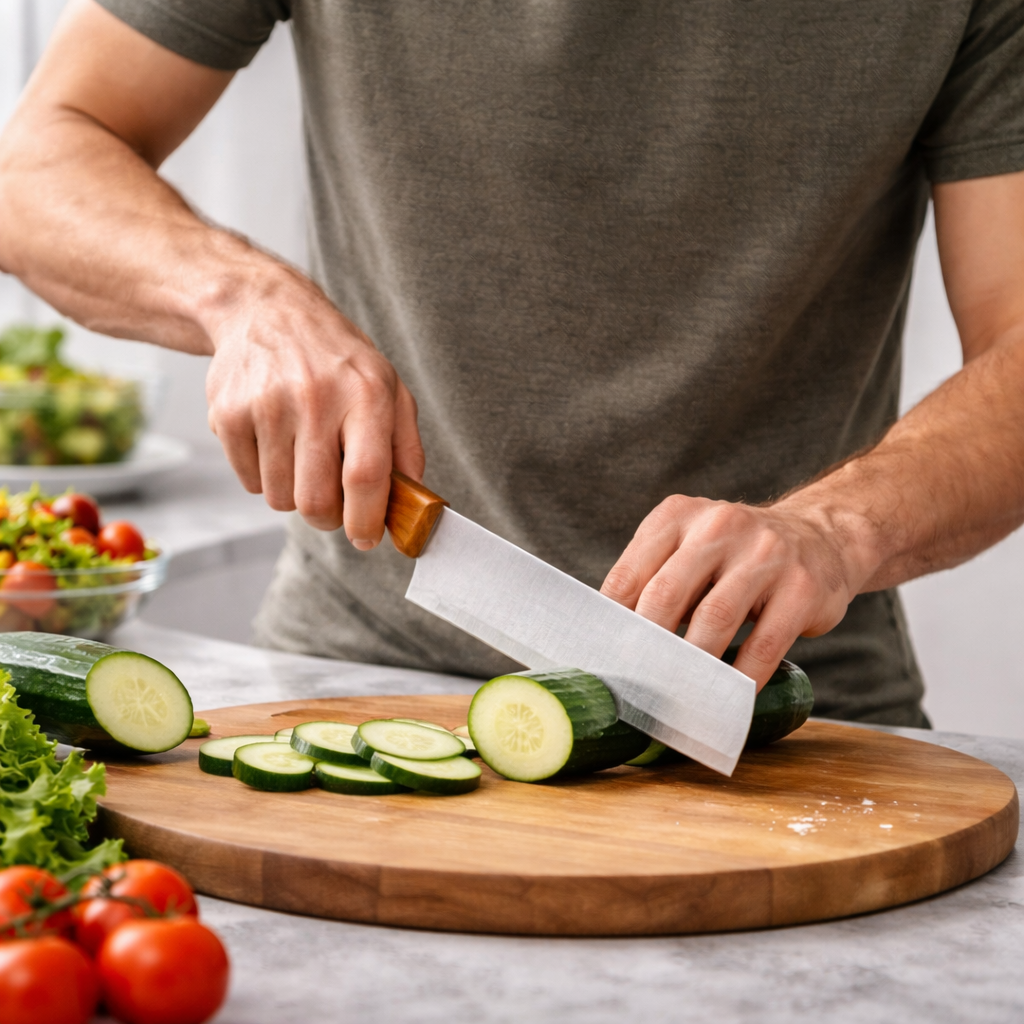 WN 6PCS KNIFE SET (wooden grip)